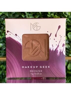 Makeup Geek CHESTNUT Bronzer | NEW | Warm Deep Brown | MG | Pan Only